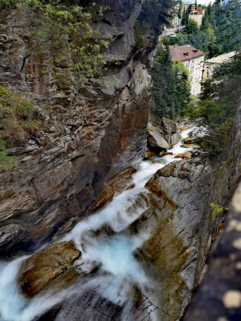 Bad Gastein Wasserfälle mit 341 Metern Fallhöhe