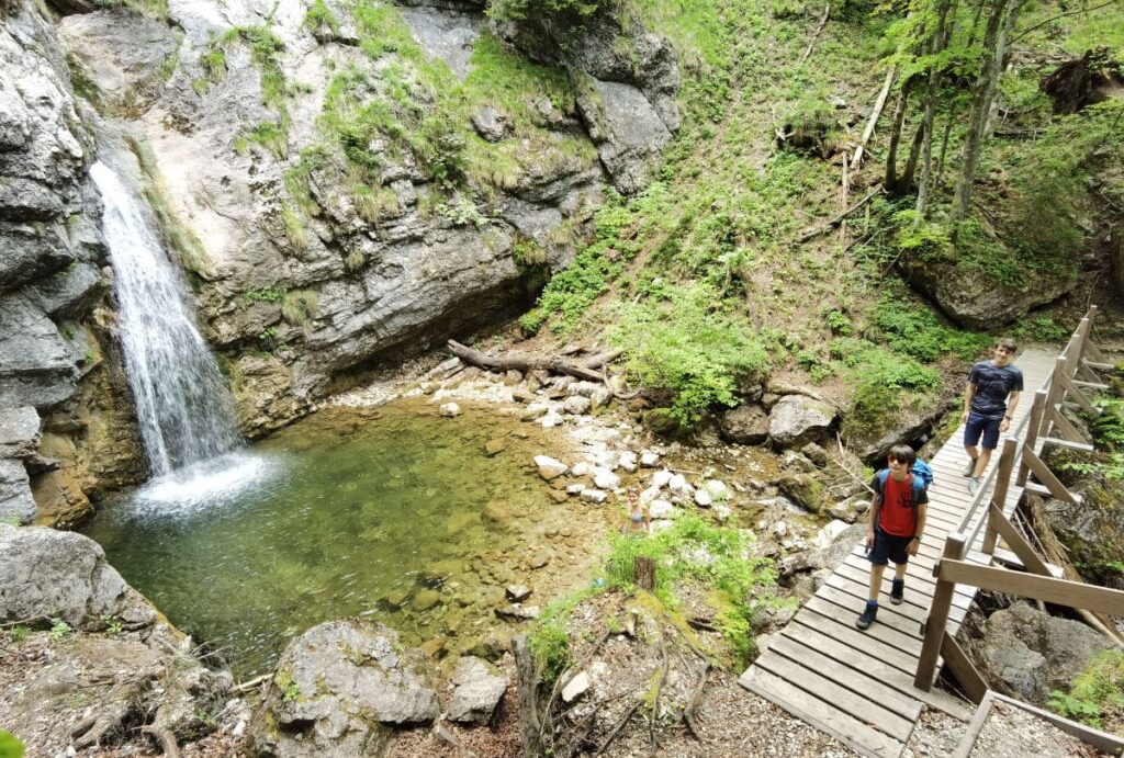 Lochner Wasserfall am Walchsee